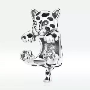 (imagen para) Charm estilo Pandora divertido de pequeño guepardo - BSC556