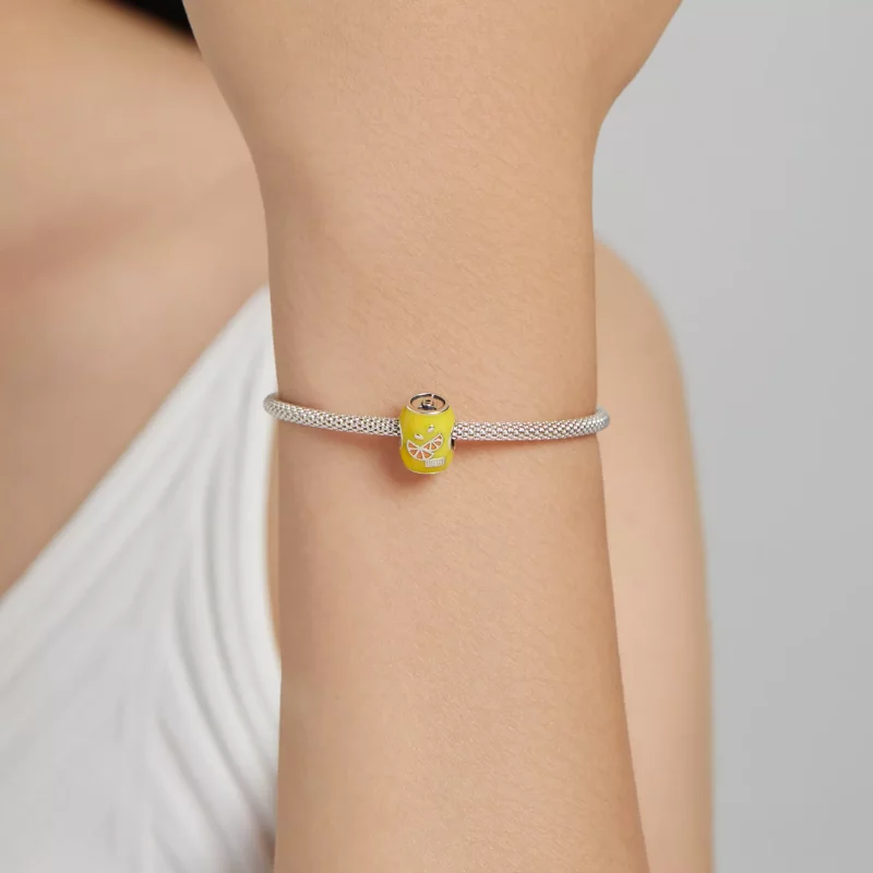 (imagen para) Charm estilo Pandora en miniatura de jugo de naranja - SCC1948 - Ver 5
