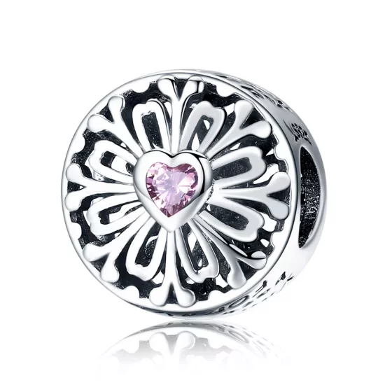 (imagen para) Charm estilo Pandora Flor de la Amistad - SCC740