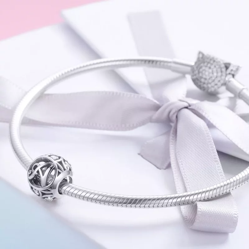 (imagen para) Charm estilo Pandora letra-A - SCC738-A - Ver 4