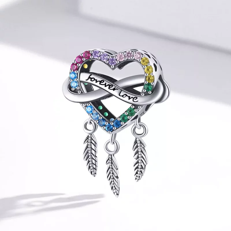 (imagen para) Charm estilo Pandora Love Dream Catcher - BSC506 - Ver 2