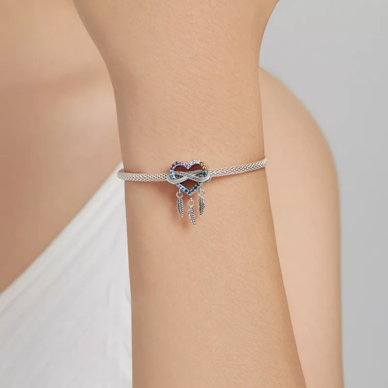 (imagen para) Charm estilo Pandora Love Dream Catcher - BSC506 - Ver 4