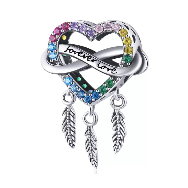 (imagen para) Charm estilo Pandora Love Dream Catcher - BSC506