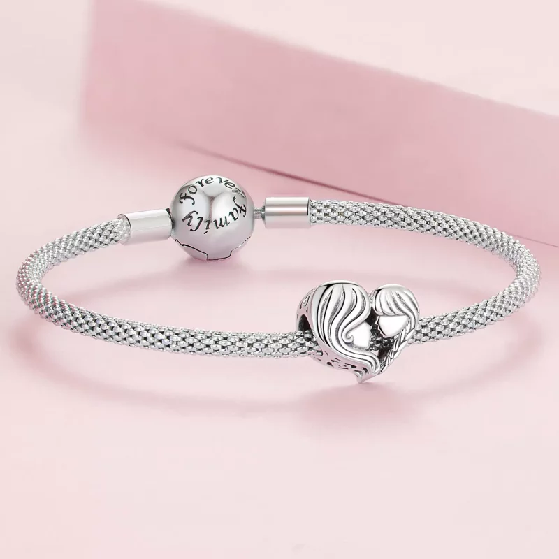 (imagen para) Charm estilo Pandora Madre e Hija - BSC687 - Ver 5