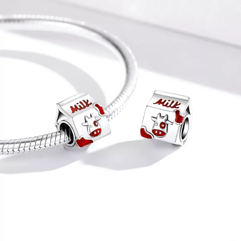 (imagen para) Charm estilo Pandora Mini Leche - SCC1945 - Ver 3