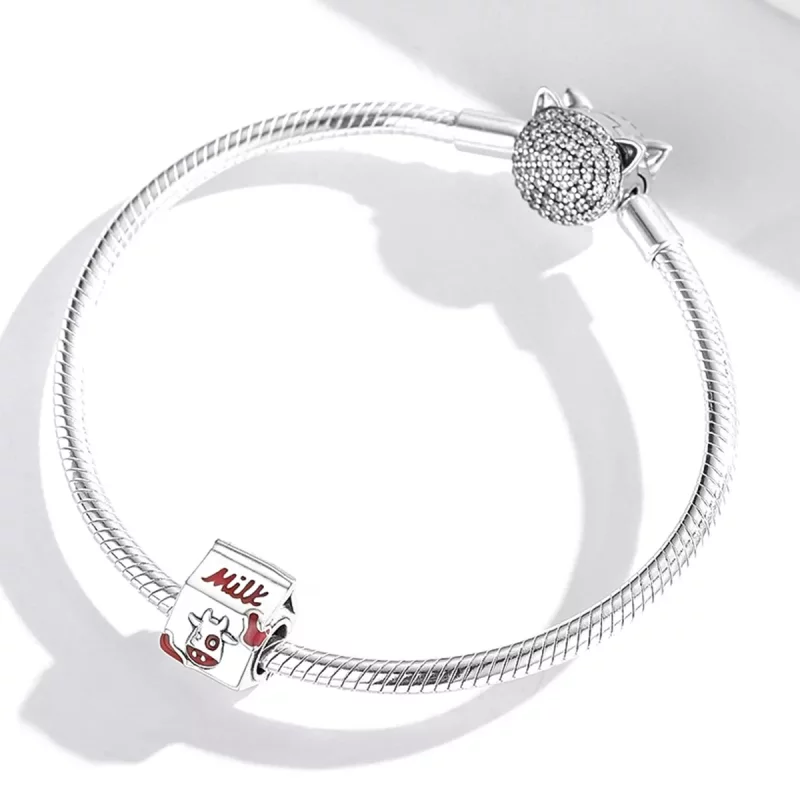 (imagen para) Charm estilo Pandora Mini Leche - SCC1945 - Ver 4