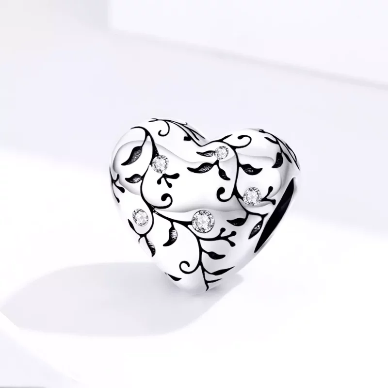 (imagen para) Charm estilo Pandora plateado con diseños retro - SCC1323 - Ver 2