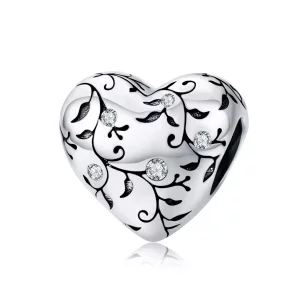 (imagen para) Charm estilo Pandora plateado con diseños retro - SCC1323