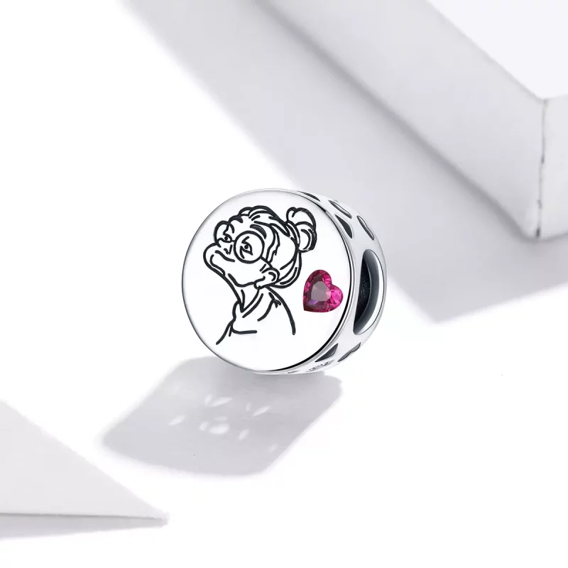 (imagen para) Charm estilo Pandora plateado "Te quiero Abuela Gigi" - SCC1762 - Ver 2