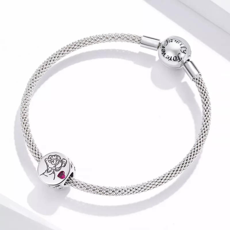 (imagen para) Charm estilo Pandora plateado "Te quiero Abuela Gigi" - SCC1762 - Ver 3