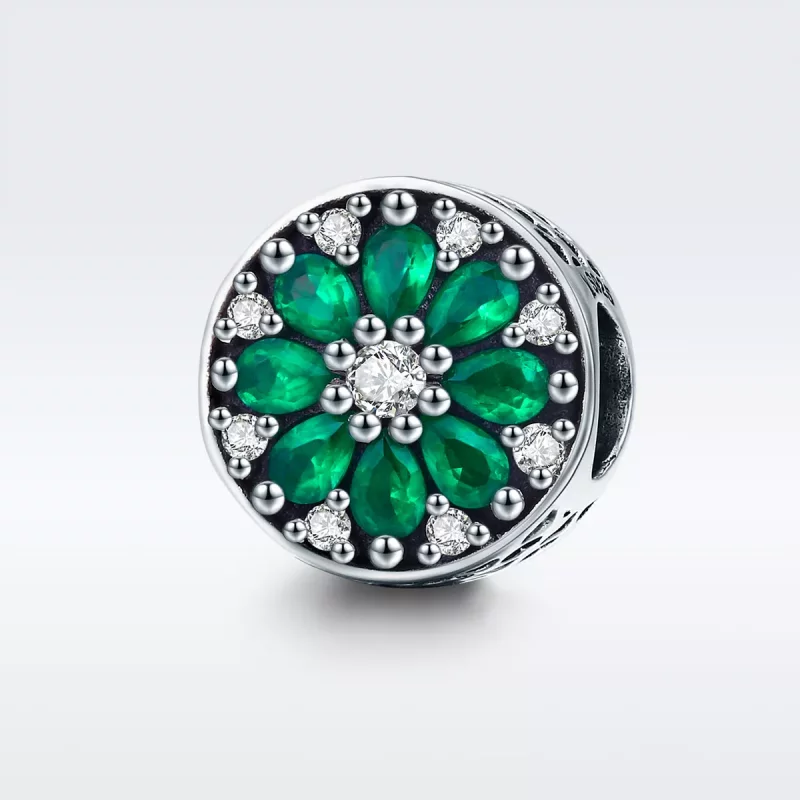 (imagen para) Charm estilo Pandora verde verano - SCC629 - Ver 2