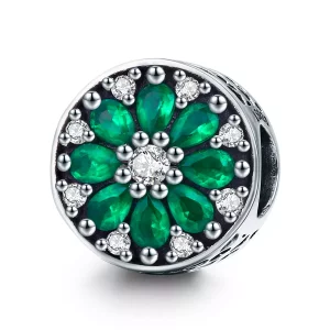 (imagen para) Charm estilo Pandora verde verano - SCC629