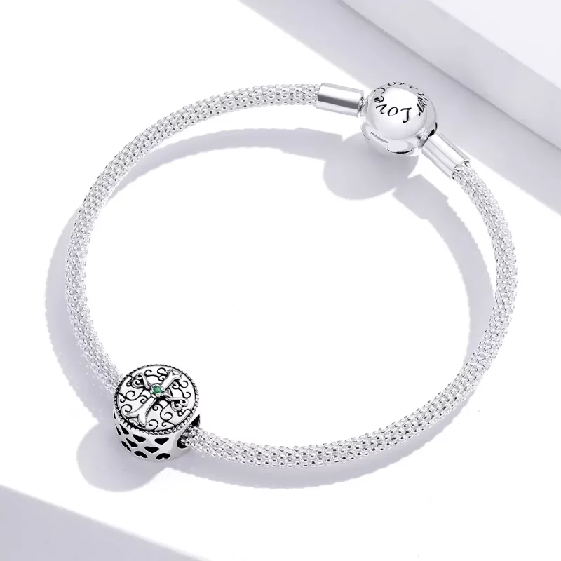 (imagen para) Charm estilo Pandora Vintage de Cruz - SCC1510 - Ver 3