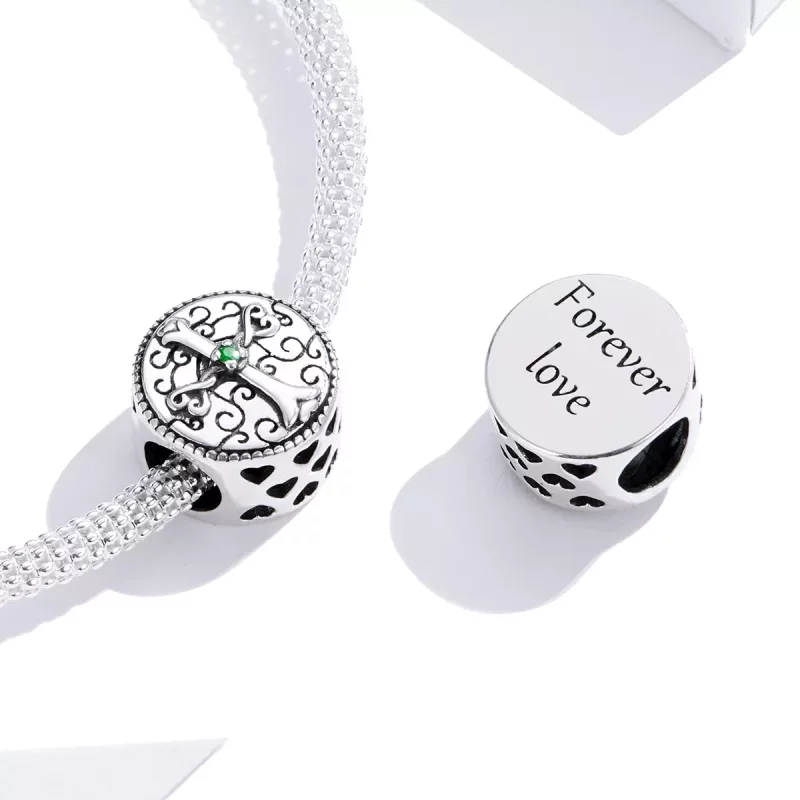 (imagen para) Charm estilo Pandora Vintage de Cruz - SCC1510 - Ver 4