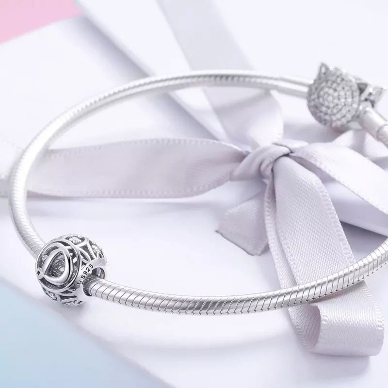 (imagen para) Charm Letra D estilo Pandora - SCC738-D - Ver 4
