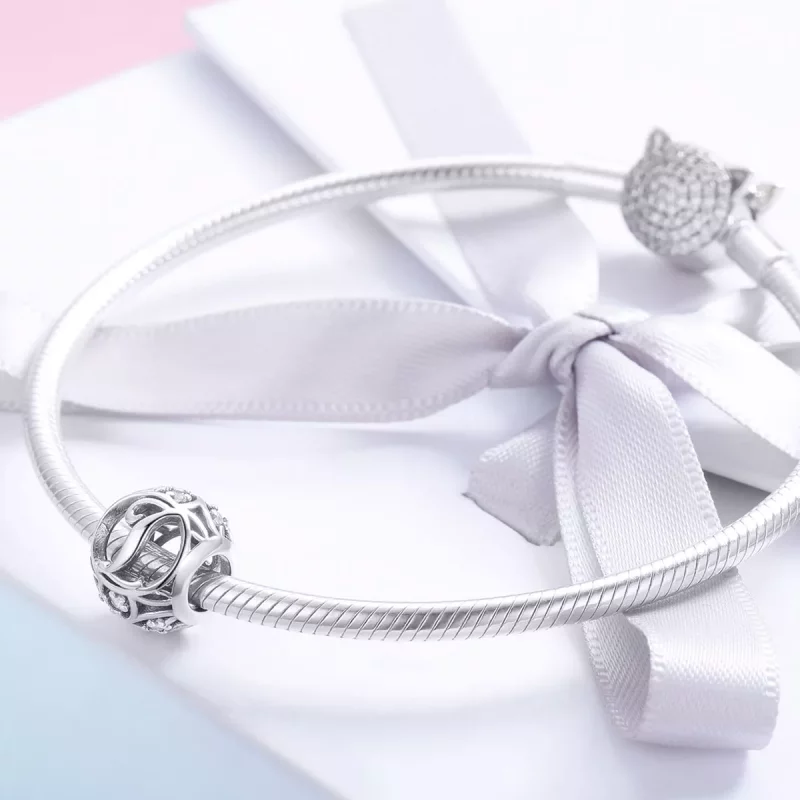 (imagen para) Charm letra I estilo Pandora - SCC738-I - Ver 4