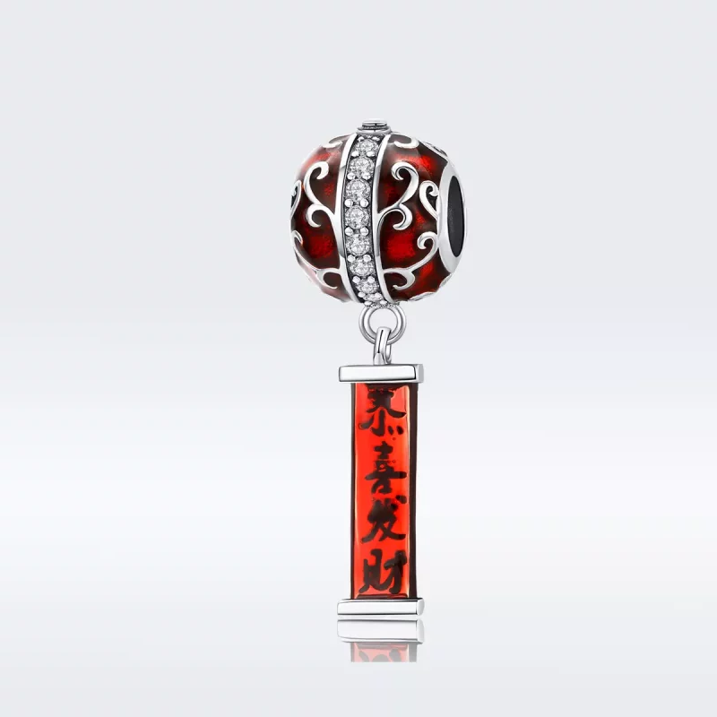 (imagen para) Charm Linterna de Plata Estilo Pandora - BSC134 - Ver 5