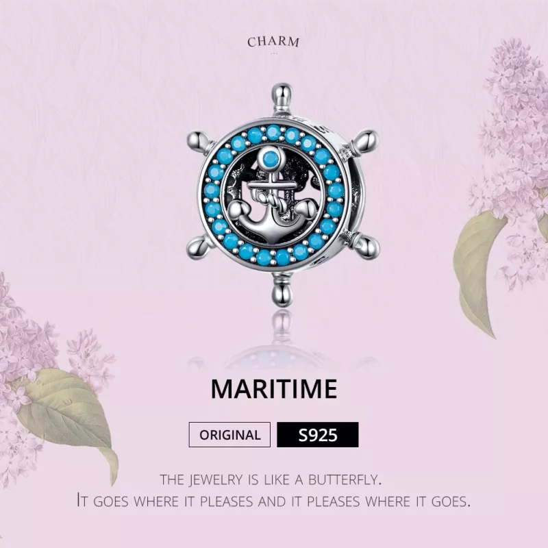 (imagen para) Charm marítimo de plata con estilo Pandora - SCC1200 - Ver 2