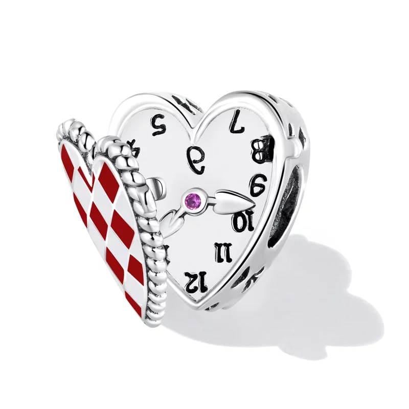 (imagen para) Charm Pandora en estilo de reloj de amor - SCC2245 - Ver 2