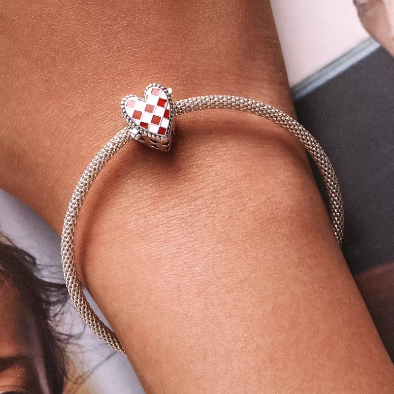 (imagen para) Charm Pandora en estilo de reloj de amor - SCC2245 - Ver 6