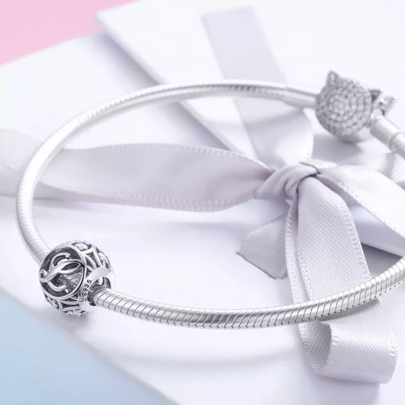 (imagen para) Charm Pandora estilo letra L - SCC738-L - Ver 4