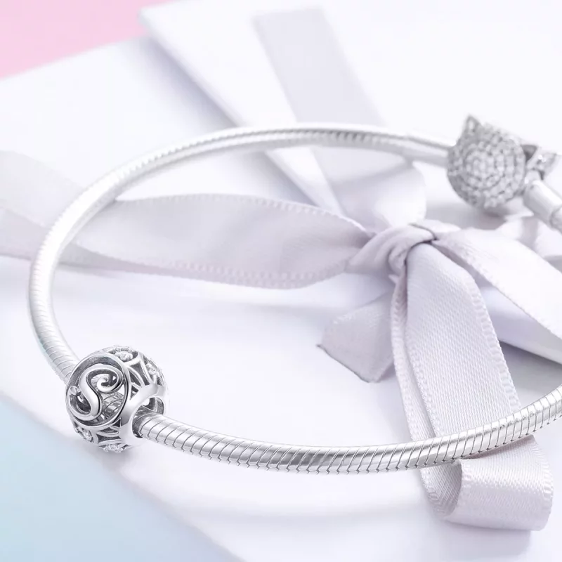 (imagen para) Charm Pandora estilo letra S - SCC738-S - Ver 4