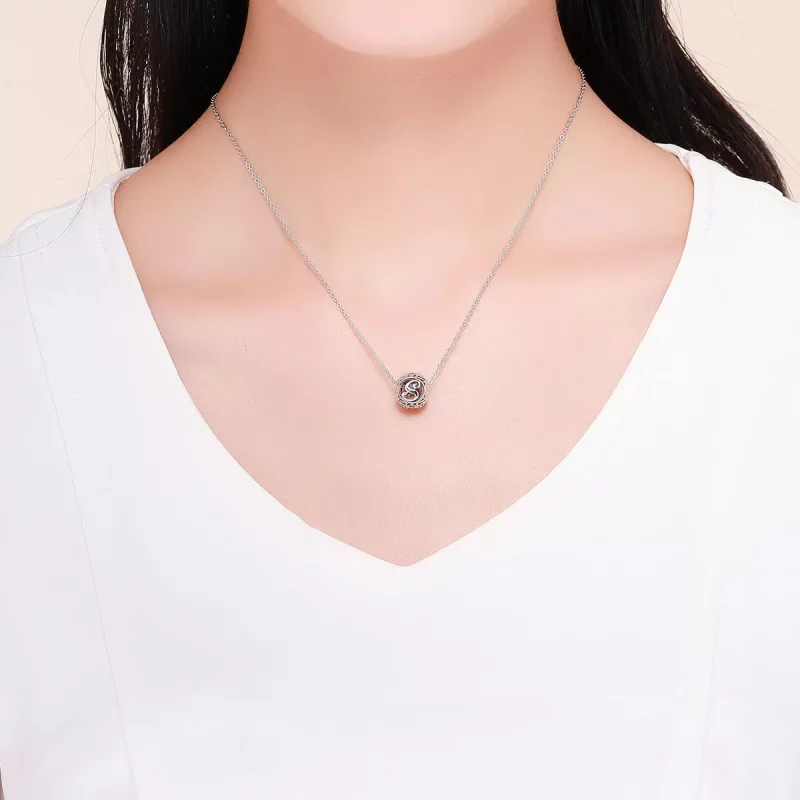(imagen para) Charm Pandora estilo letra S - SCC738-S - Ver 5