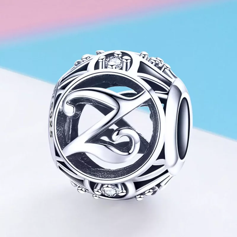 (imagen para) Charm Pandora estilo letra-Z - SCC738-Z - Ver 2