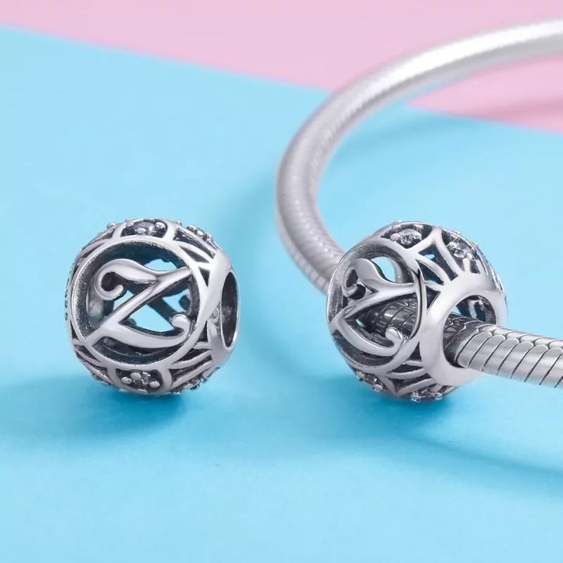 (imagen para) Charm Pandora estilo letra-Z - SCC738-Z - Ver 3