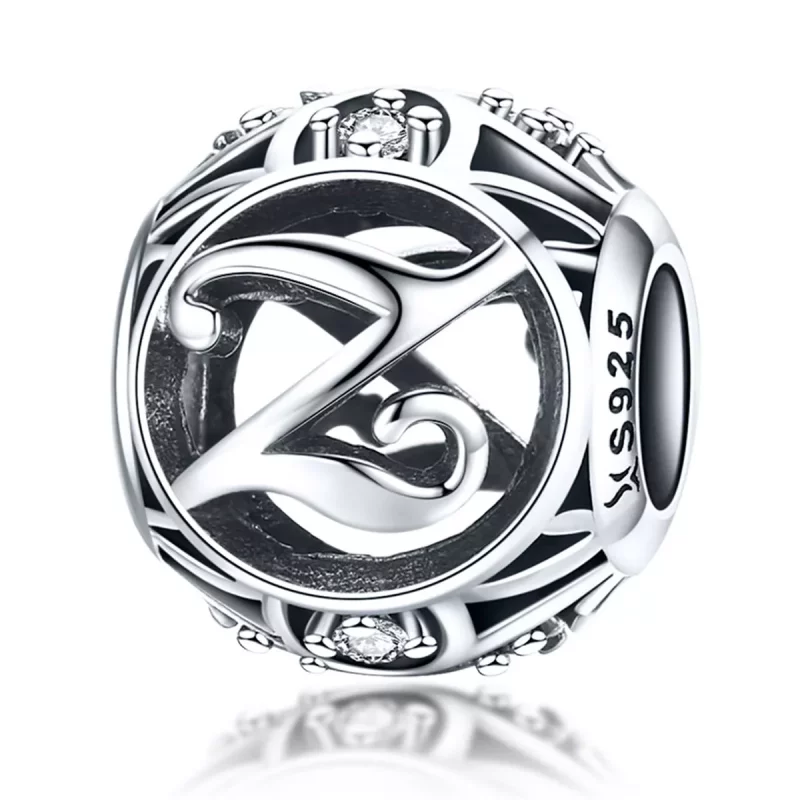 (imagen para) Charm Pandora estilo letra-Z - SCC738-Z