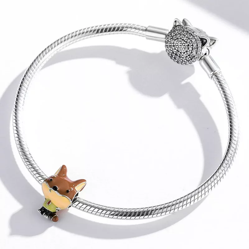 (imagen para) Charm Pandora Estilo Zorro Ciudadano - SCC1964 - Ver 3