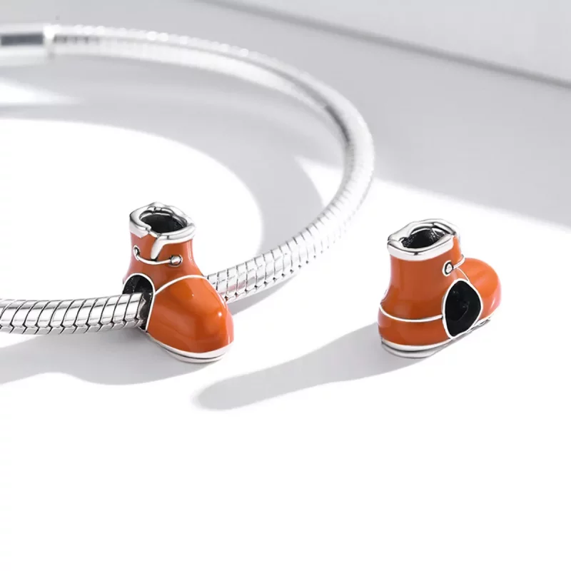 (imagen para) Charm Pandora Style de Botitas de Algodón Pequeñas - SCC2000 - Ver 4