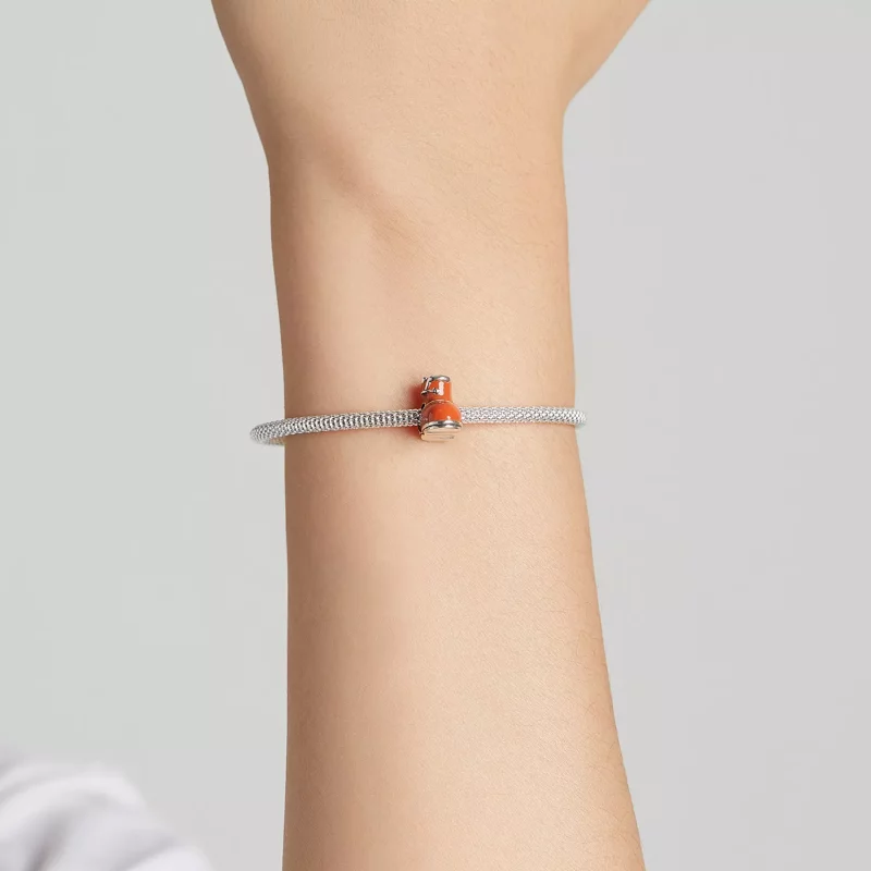(imagen para) Charm Pandora Style de Botitas de Algodón Pequeñas - SCC2000 - Ver 5