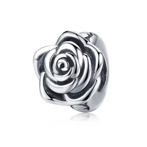Charm Pandora Style Plata Blanco Rosa - SCC1101 (imagen para) Charm Pandora Style Plata Blanco Rosa - SCC1101