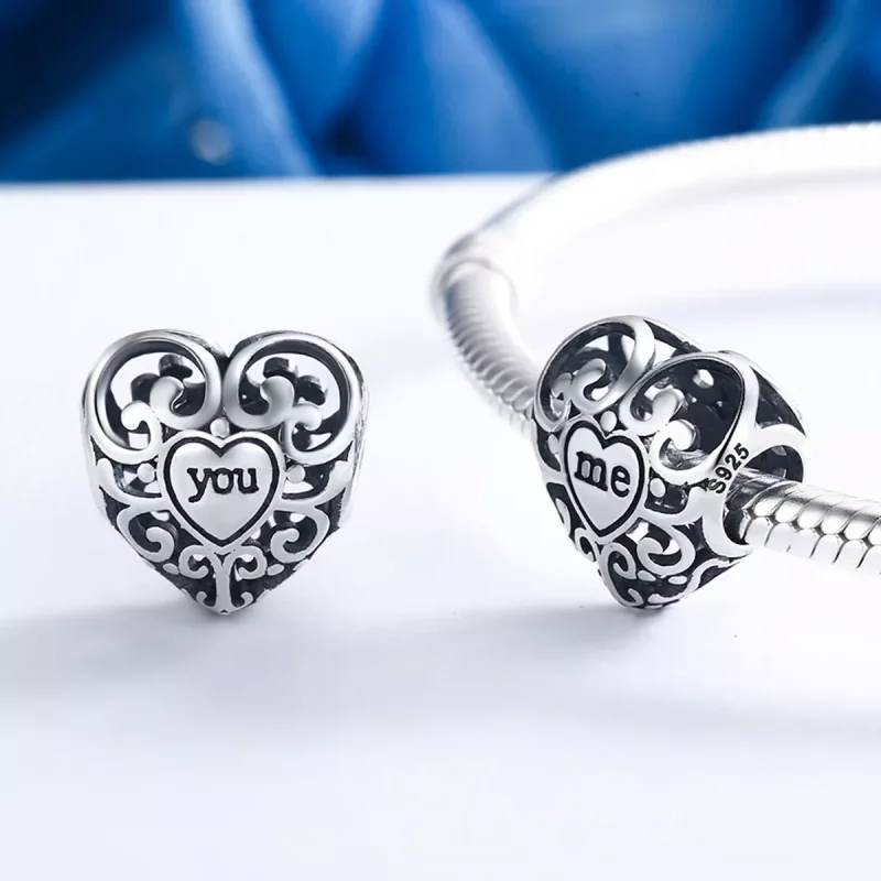 (imagen para) Charm Pandora Style Plata El Sol - SCC145 - Ver 4