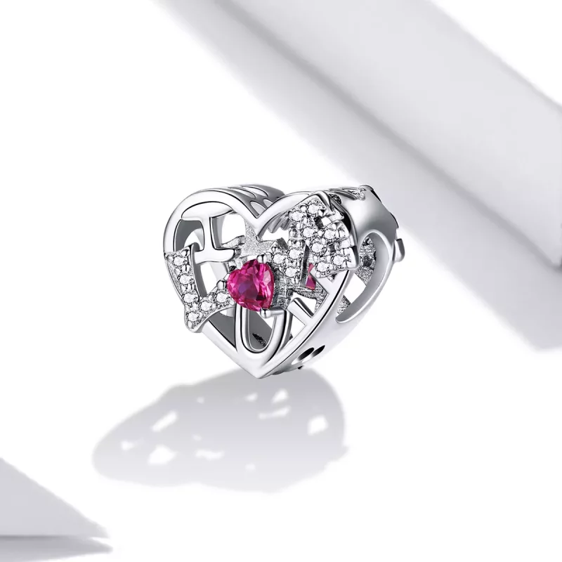 (imagen para) Charm Pandora Style Shine Love - BSC479 - Ver 2
