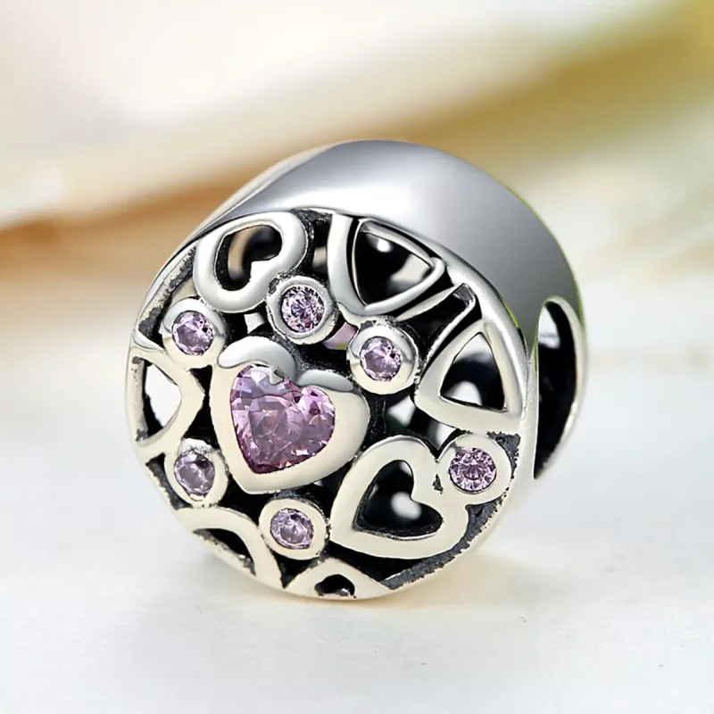 (imagen para) Charm psíquico de plata en estilo Pandora - SCC054 - Ver 3