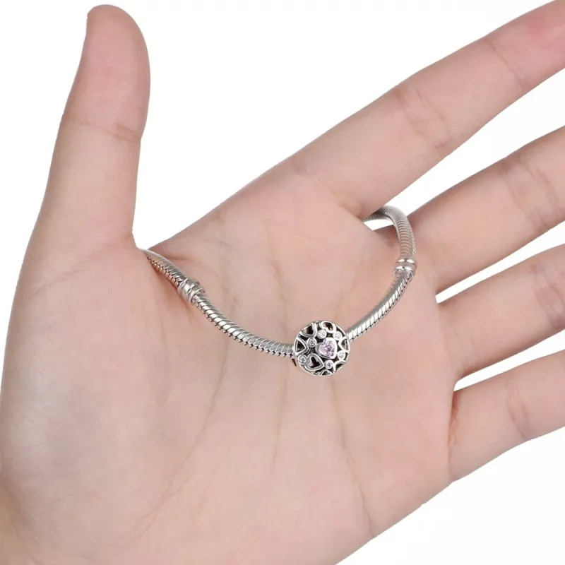 (imagen para) Charm psíquico de plata en estilo Pandora - SCC054 - Ver 4