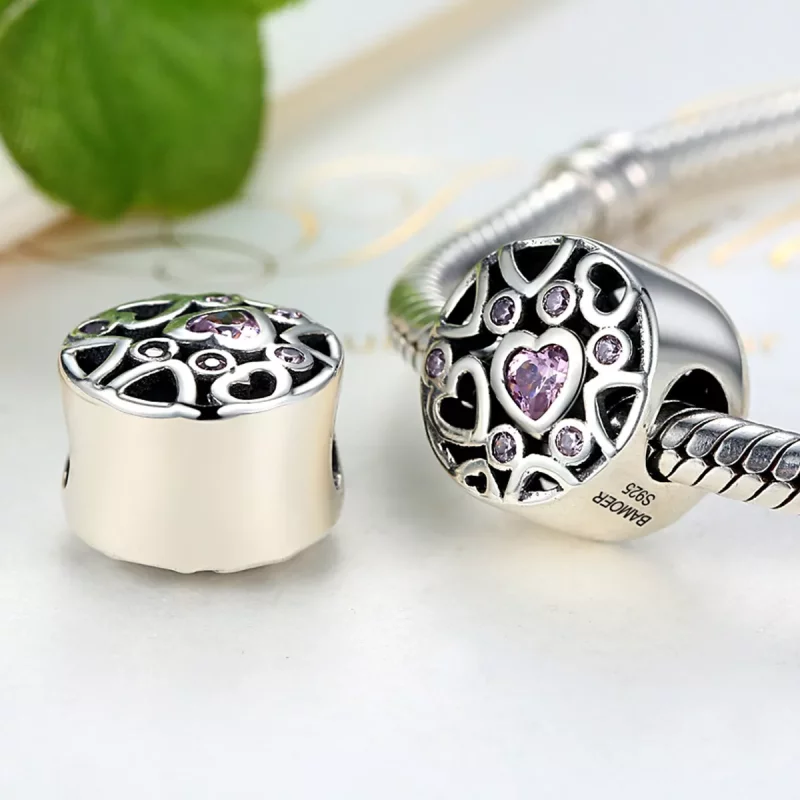 (imagen para) Charm psíquico de plata en estilo Pandora - SCC054 - Ver 5