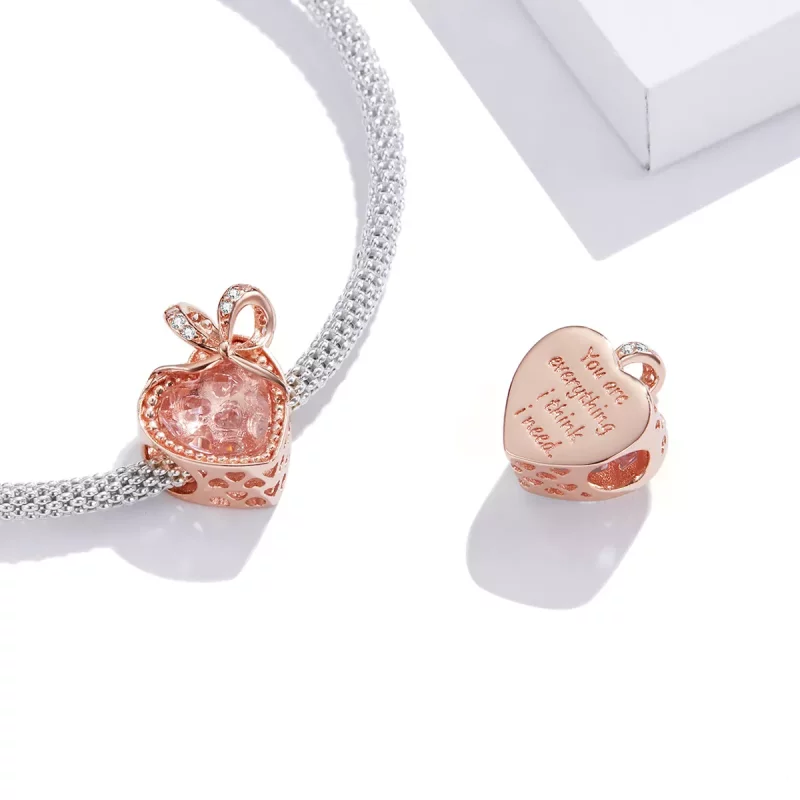 (imagen para) Charm Regalo de Amor Estilo Pandora - BSC398 - Ver 4