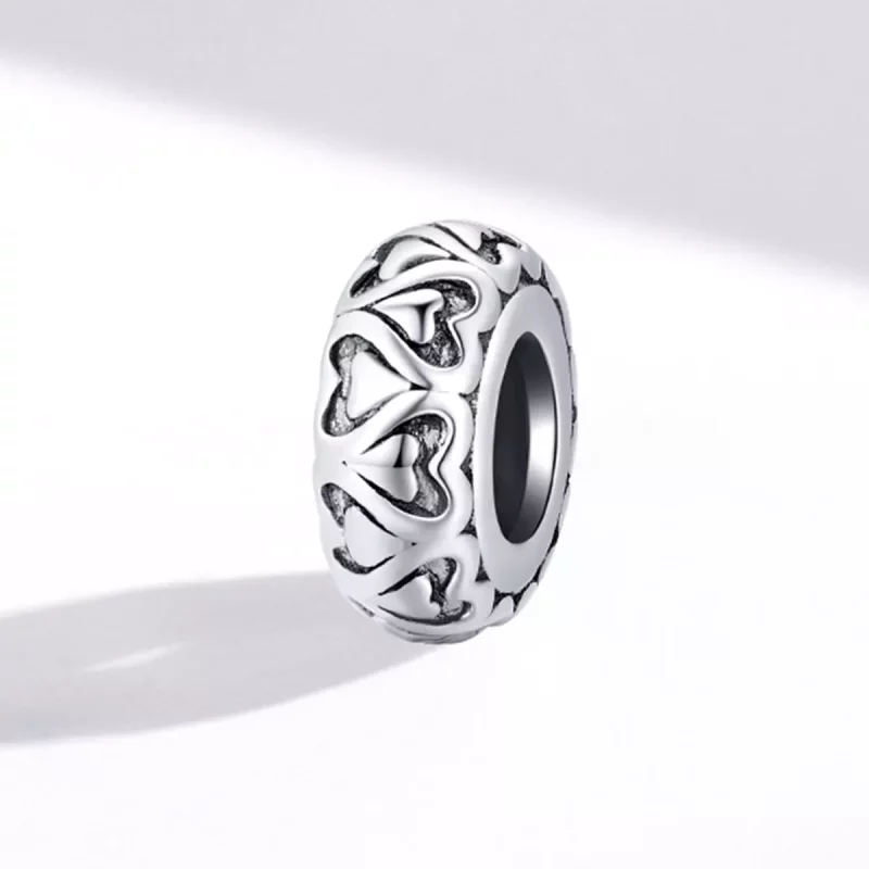 (imagen para) Charm separador de encaje estilo Pandora con amor - SCC1949 - Ver 2