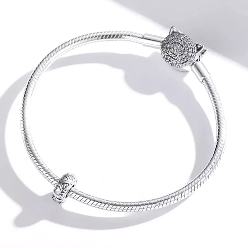(imagen para) Charm separador de encaje estilo Pandora con amor - SCC1949 - Ver 4