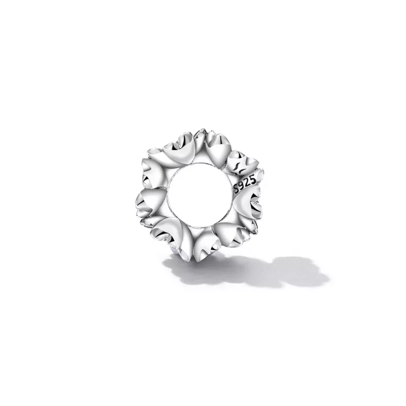 (imagen para) Charm separador estilo Pandora con flores - SCC2212 - Ver 3