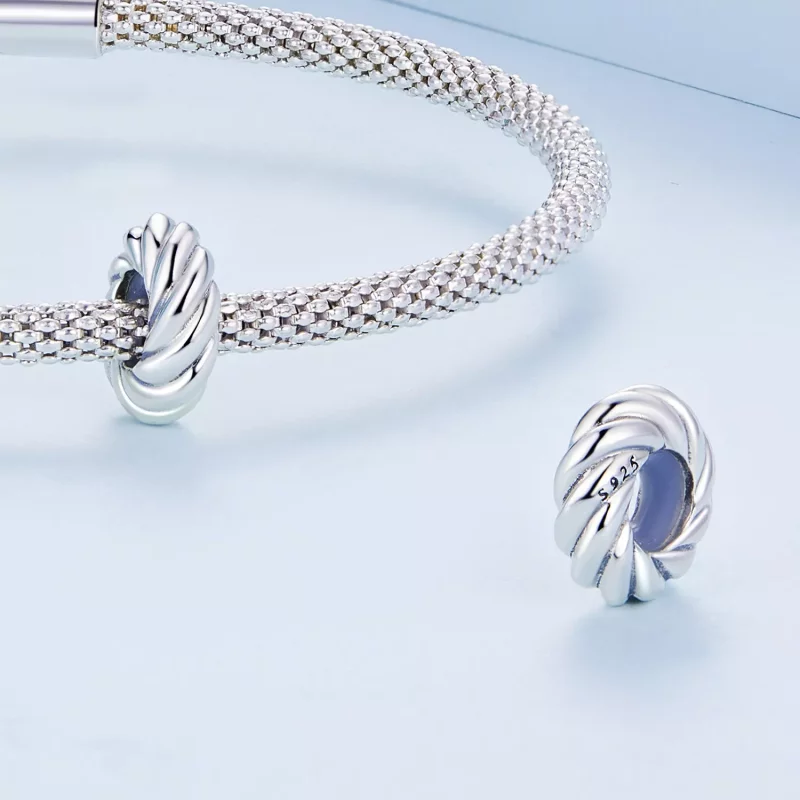 (imagen para) Charm separador estilo Pandora Twist - BSC698 - Ver 4