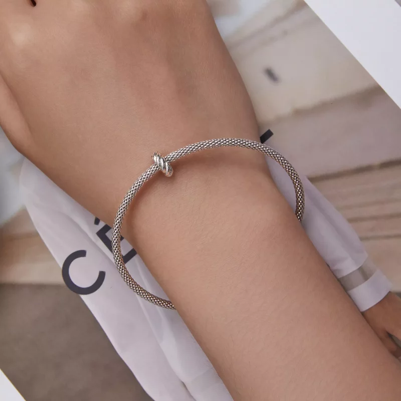 (imagen para) Charm separador estilo Pandora Twist - BSC698 - Ver 6