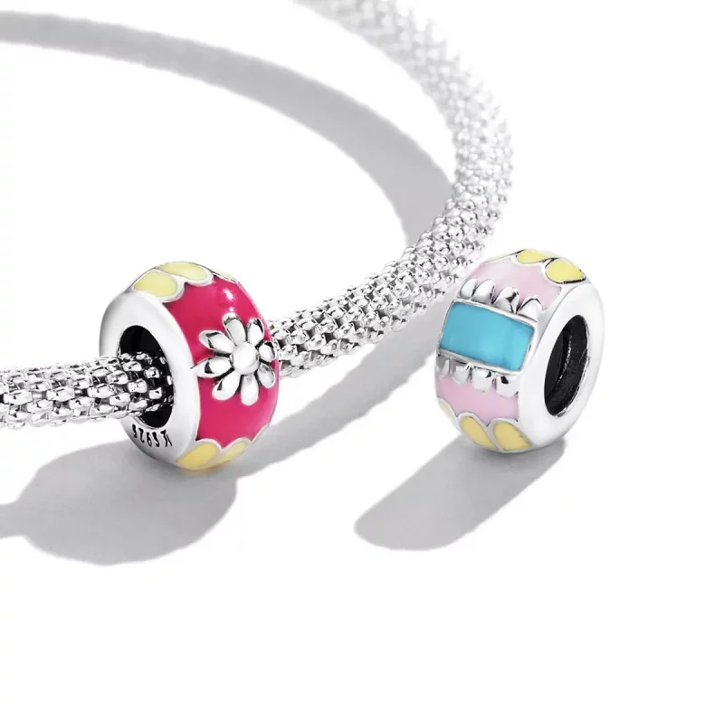 (imagen para) Charm Spacer de Estilo Pandora en Color - SCC2120 - Ver 4