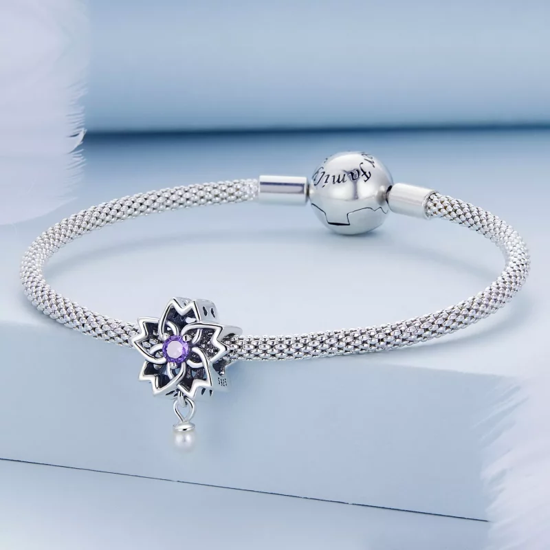 (imagen para) Charm Streamer de perlas estilo Pandora - BSC637 - Ver 3