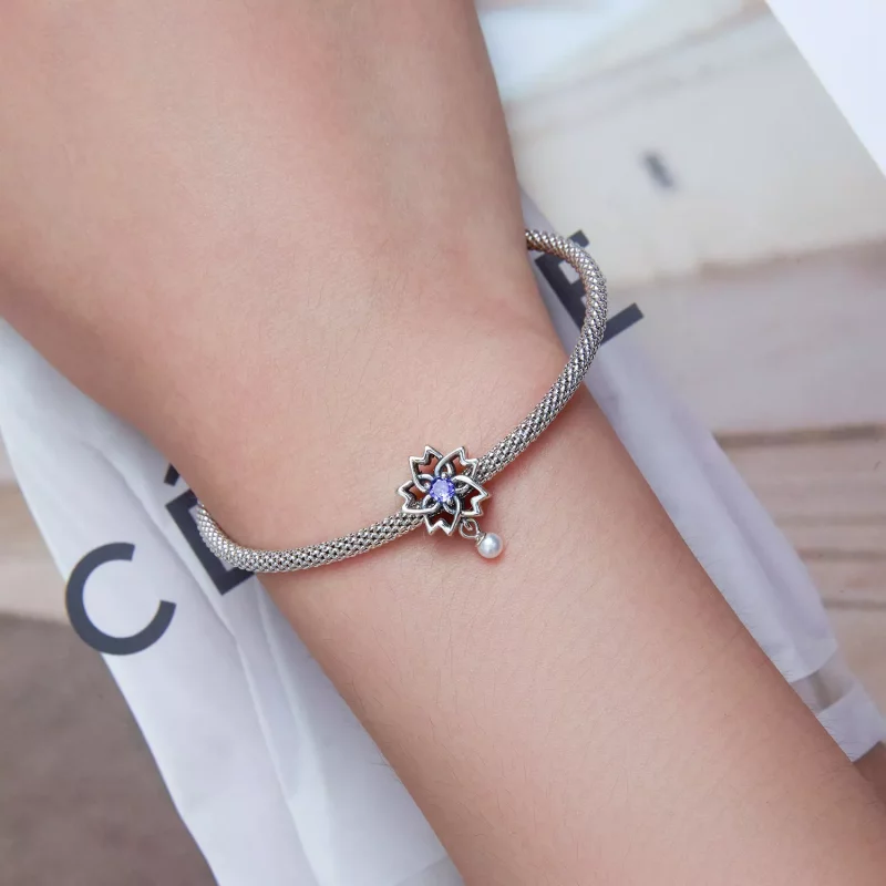 (imagen para) Charm Streamer de perlas estilo Pandora - BSC637 - Ver 4