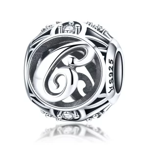 (imagen para) Charm tipo letra C estilo Pandora - SCC738-C