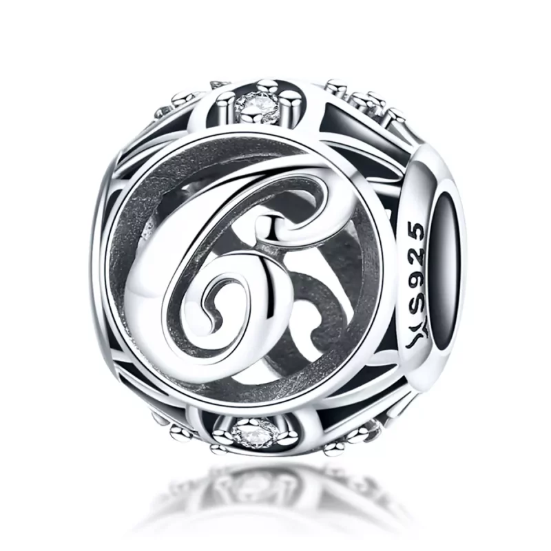 (imagen para) Charm tipo letra C estilo Pandora - SCC738-C